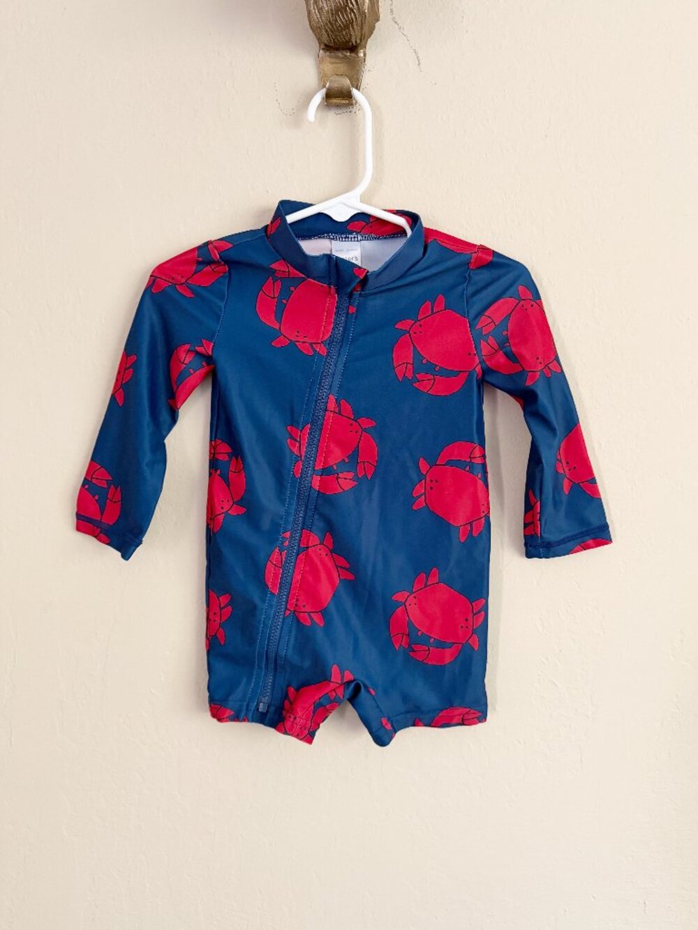 Carter’s Rash Guard Swimsuit • Crabs • 9 Months